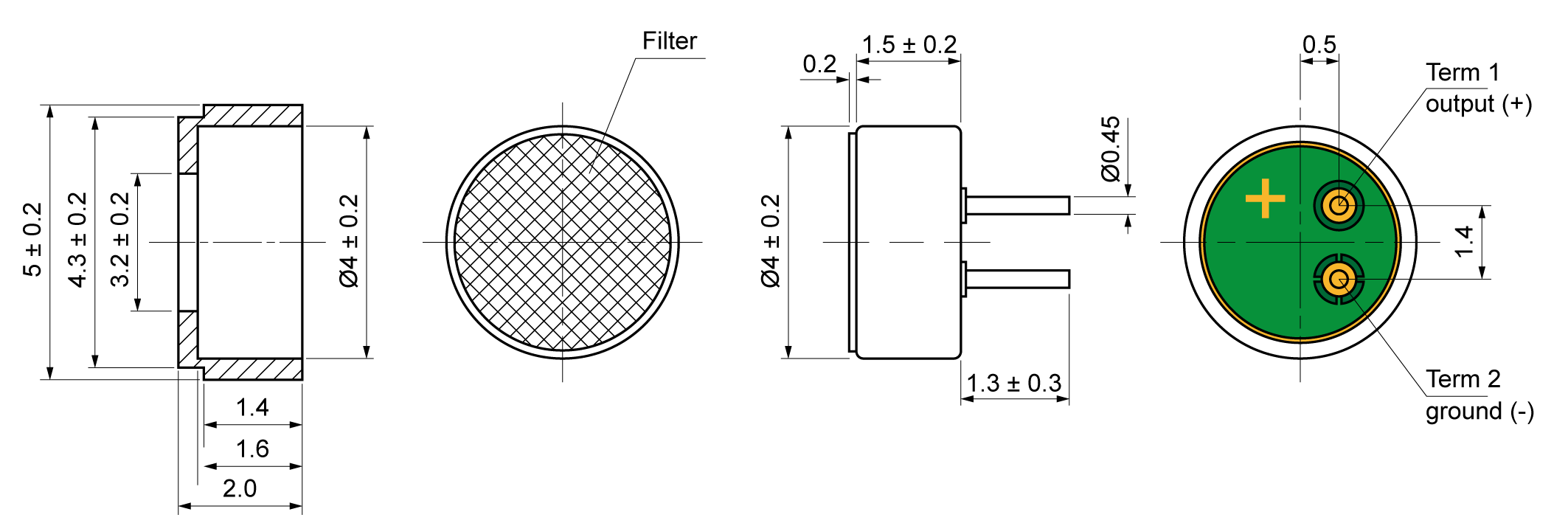 CMOB4015-2022-443P-10H Mechanical Drawing